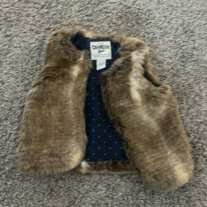 Oshkosh faux fur vest